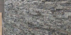 Облицованный фасад 3D панелями из природного камня Кварцит Green Quartz Classic в г.Москва фото (6)