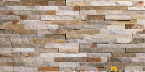 Фасад из 3D панели RKS SLATE Сланец Beige Slate Classic купить натуральный камень для фасада (1)