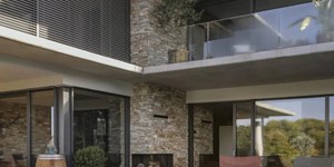 Фасад из натурального камня фото 3D панели RKS SLATE Кварцит Multi Quartz Country купить с доставкой (2)