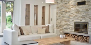 Облицовка камина камнем 3D панели RKS SLATE Сланец Beige Slate Classic заказать с доставкой (7)