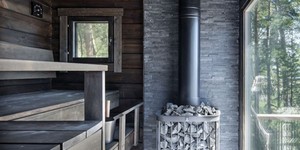 Камень за печь в сауне и бане купить с доставкой 3D панели RKS SLATE Сланец Matt Black Slate Classic (5)