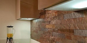 Каменный фартук на кухню купить 3D панели RKS SLATE Кварцит Cooper Natural (4)