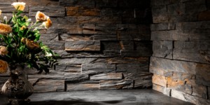 Кухонный фартук из каменной 3D панели RKS SLATE Сланец Rustyc Rockface купить (1)